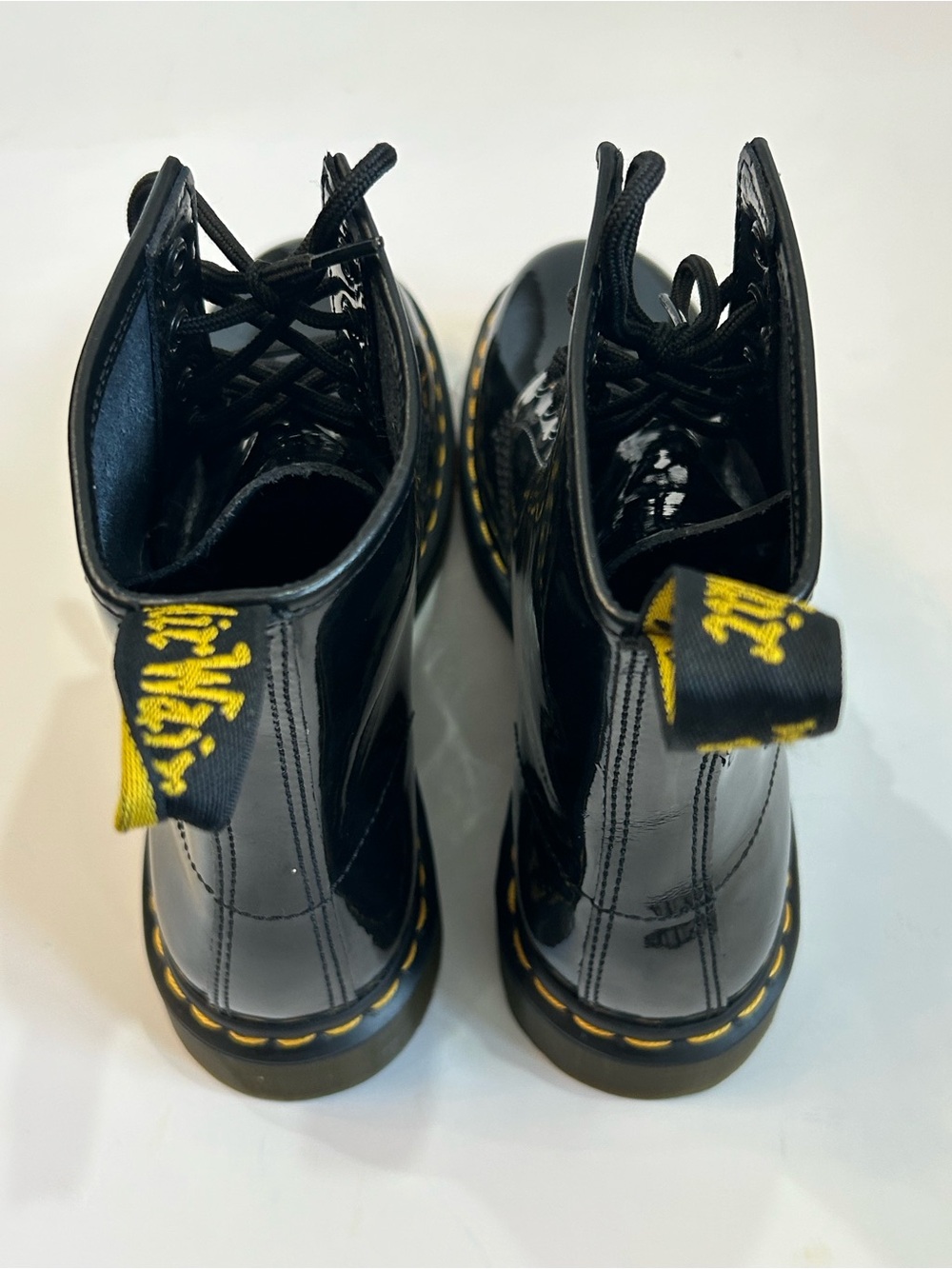 DR. MARTENS 1460 BEX Patent Leather Lace Up Boots-Women’s size 10 - Picture 6 of 9